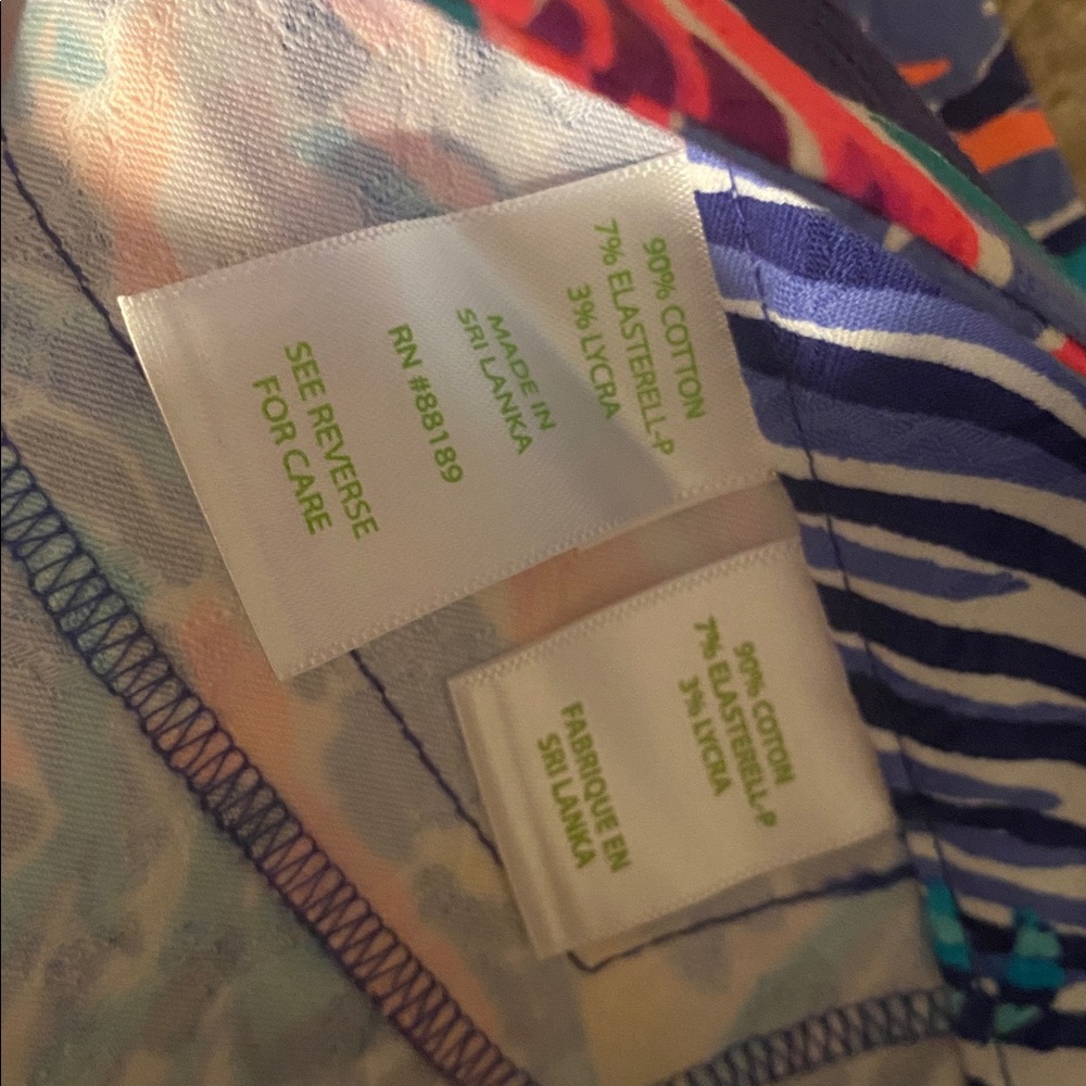 Lilly Pulitzer NWT size 4 true blue seas the day ankle pants - Picture 6 of 8